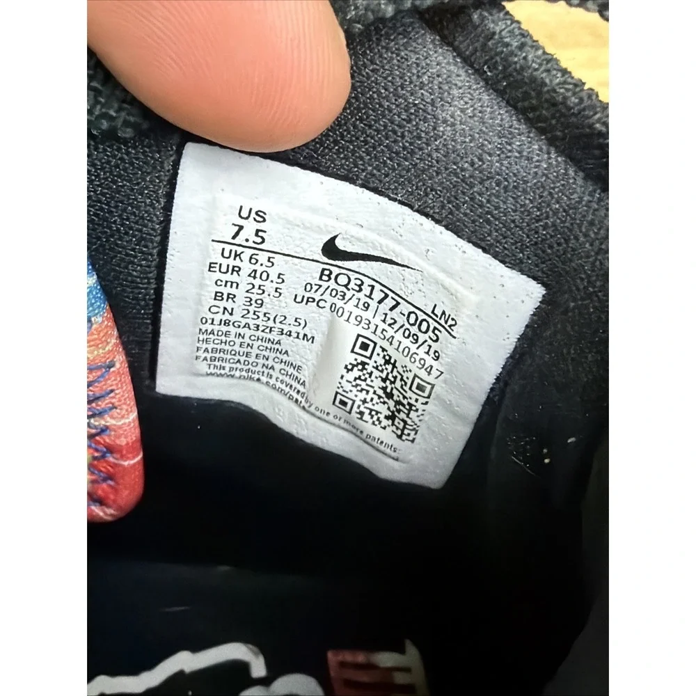 Nike Lebron 17 James Gang Knitposite Basketball Sneakers Shoes BQ3177-005 7.5 - Picture 10 of 12